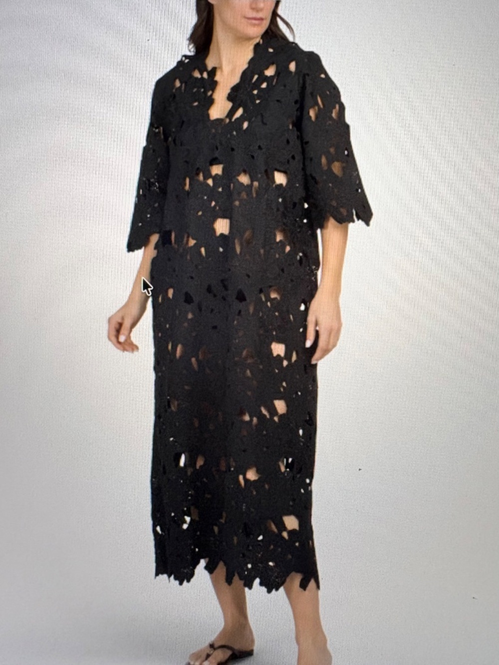 4our dreamers All over Lace Coverup